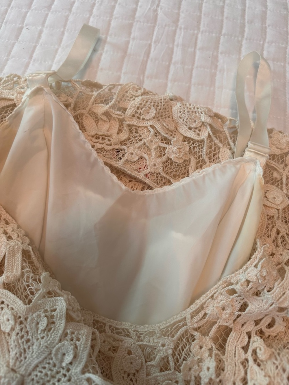 Vintage Intricate Crochet Lace Dress - Picture 8 of 11